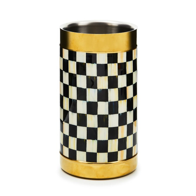 Courtly Check 3260 Gold Wine Cooler | MacKenzie-Childs
