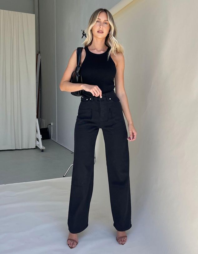 The Wanderer Pleated Wide Leg Jeans | THE ICONIC (AU & NZ)