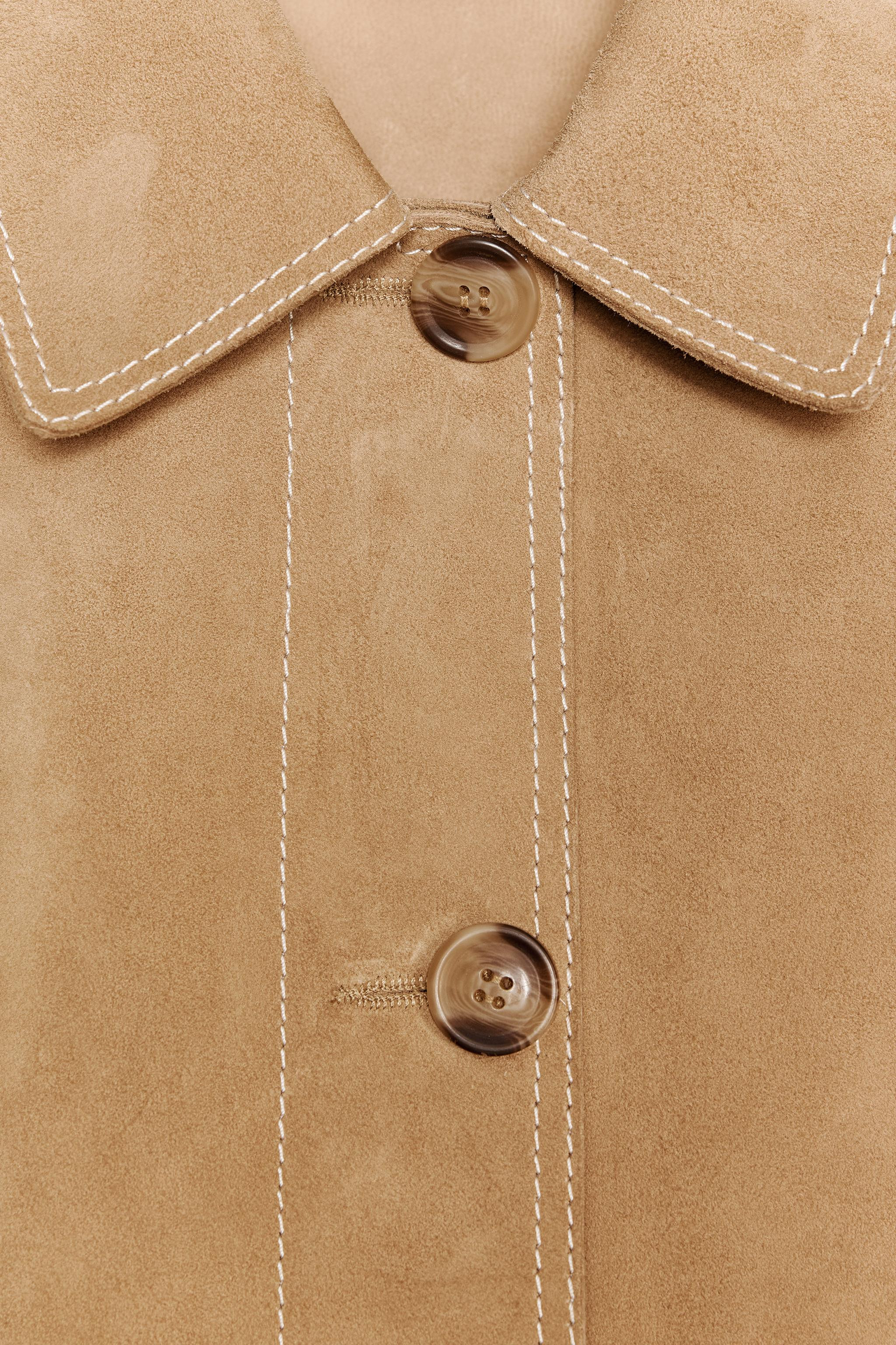 ZW COLLECTION LIMITED EDITION 100% SUEDE JACKET | Zara US