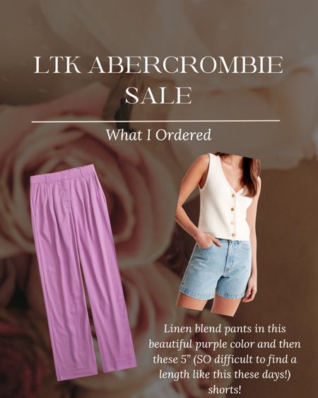 Abercrombie sale picks! I love these shorts!

#LTKfindsunder50 #LTKbeauty #LTKstyletip