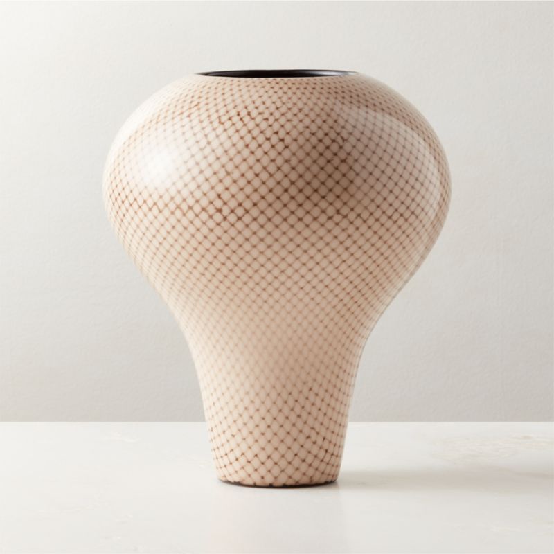 Fatalla White Terracotta Vase | CB2 | CB2