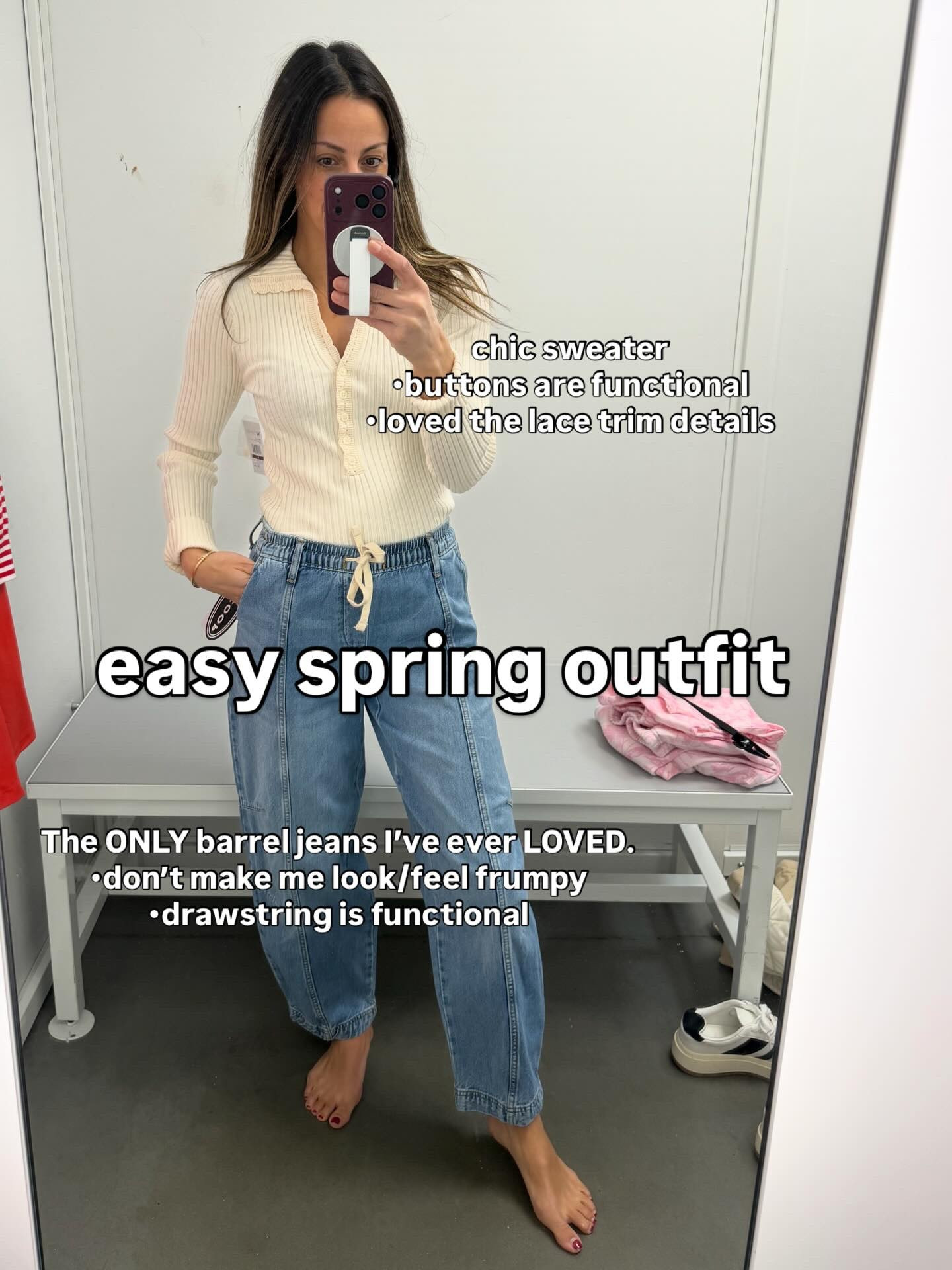 Springs been on my mind 🌸🌷🌿

Here are 3 affordable, simple outfits for on the go mom! 

Comment LINK & outfit details will be on your way! 
#SpringMomStyle
#AffordableFashionFinds
#MomStyleOnTheGo
#EverydayOutfitInspo
#RealLifeMomStyle