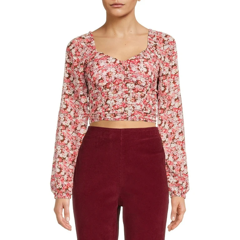 Madden NYC Junior's Ruched Corset Top | Walmart (US)