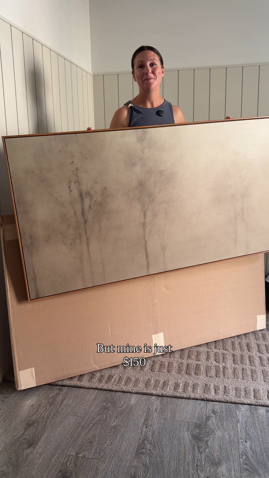 #ad We finally finished the shiplap wall in my home office (it took months, but it’s done!), and I knew I wanted one oversized piece of art that could stand on its own without adding shelves or a gallery wall.
I ended up choosing this beautiful 30x60 framed canvas from @Wayfair, and I honestly couldn't love it more. It's the perfect mix of moody and calming, with soft earthy tones that fit right into my modern organic style. It adds just enough color while still feeling neutral, and it completely finished the room.
One of my favorite decorating tips is to go bigger than you think with artwork. A single piece of large canvas wall art often looks much more expensive than filling a wall with lots of smaller pieces, and it keeps the space feeling clean and uncluttered.
The best part? The largest size is only $150, which is such an amazing price for oversized framed artwork.

#Wayfair #WayfairPartner