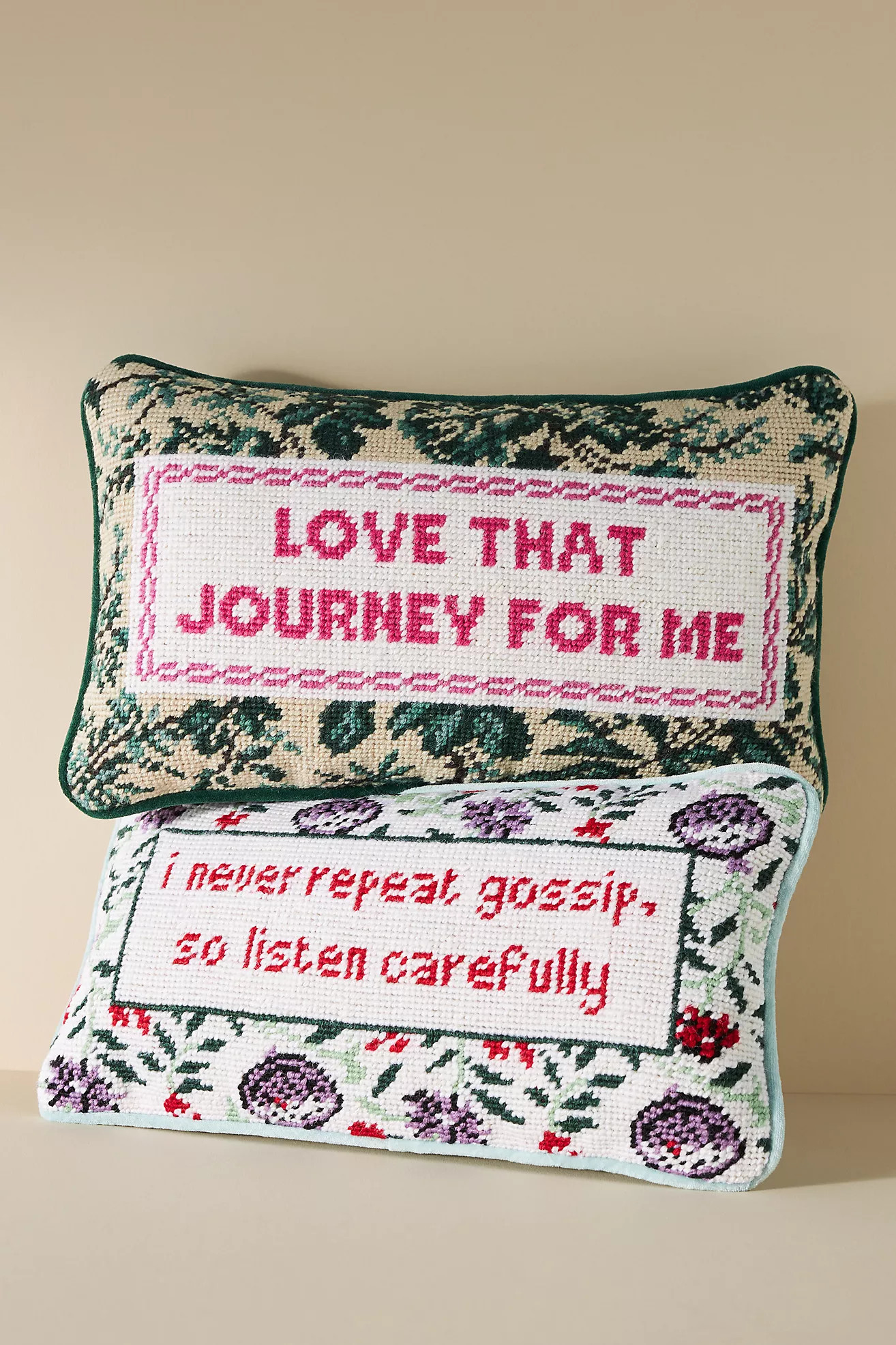 Furbish Studio Needlepoint Pillow | Anthropologie (US)