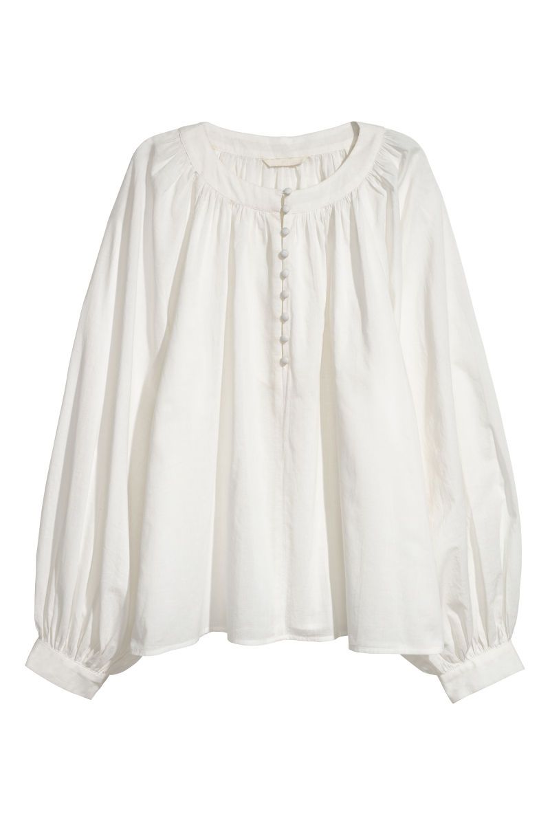 H&M Balloon-sleeved Blouse $24.99 | H&M (US)