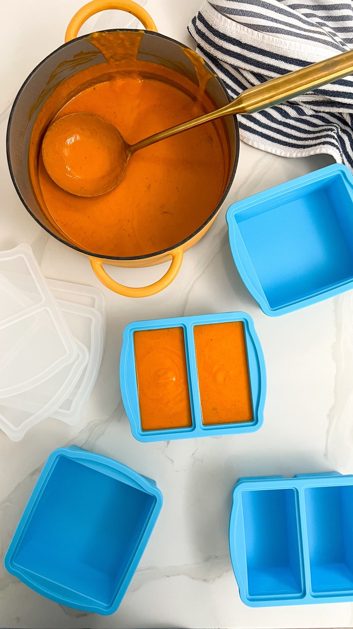 Freezer approved silicone trays