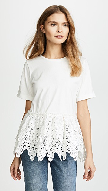 Lace Tee | Shopbop