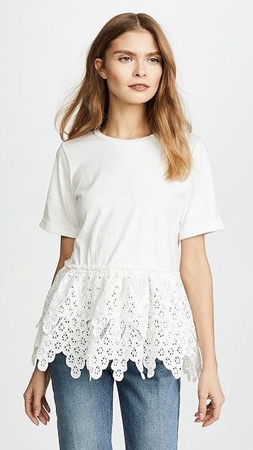 Lace Tee | Shopbop
