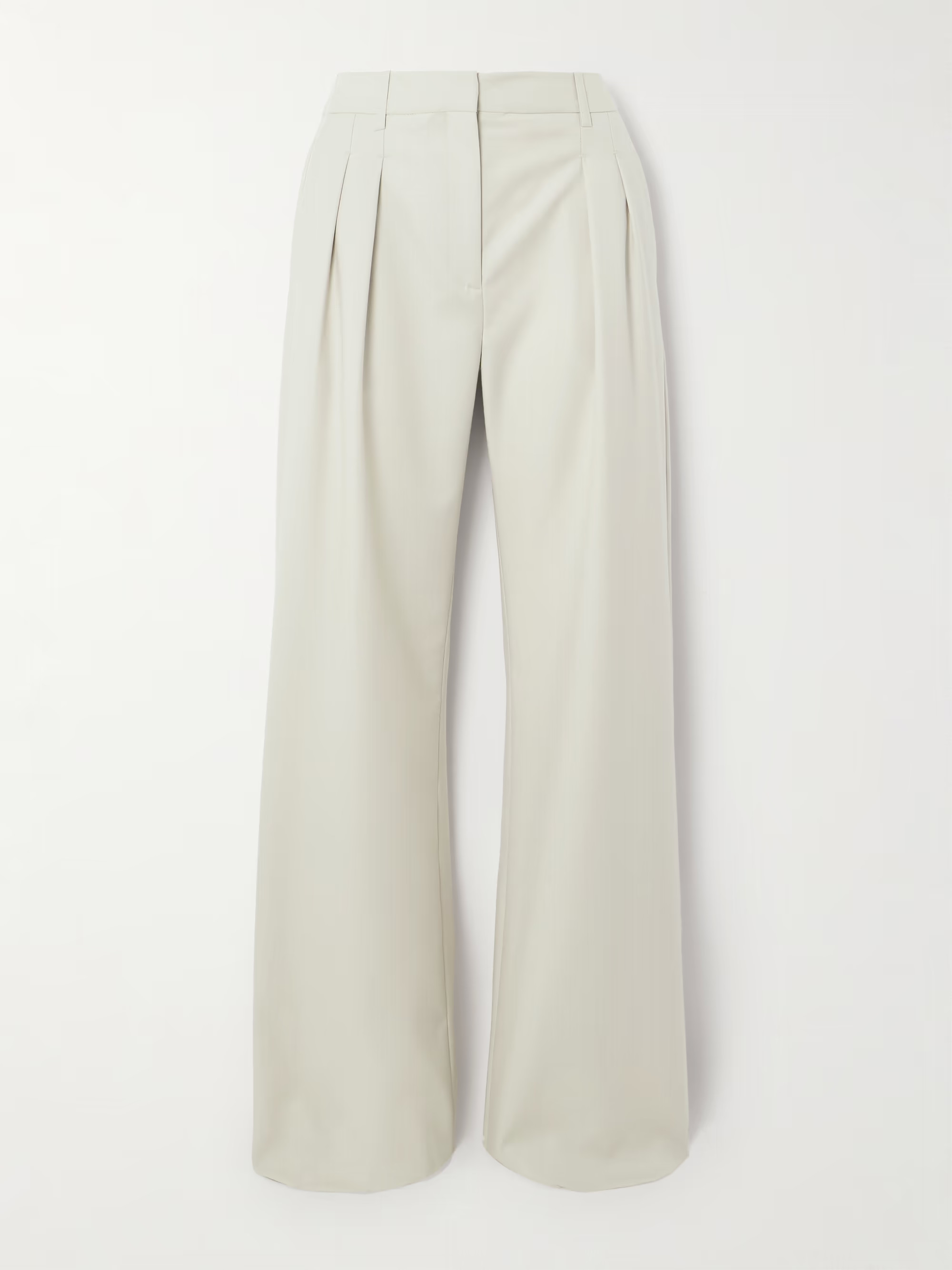 Sbiru pleated wool wide-leg pants | NET-A-PORTER (US)