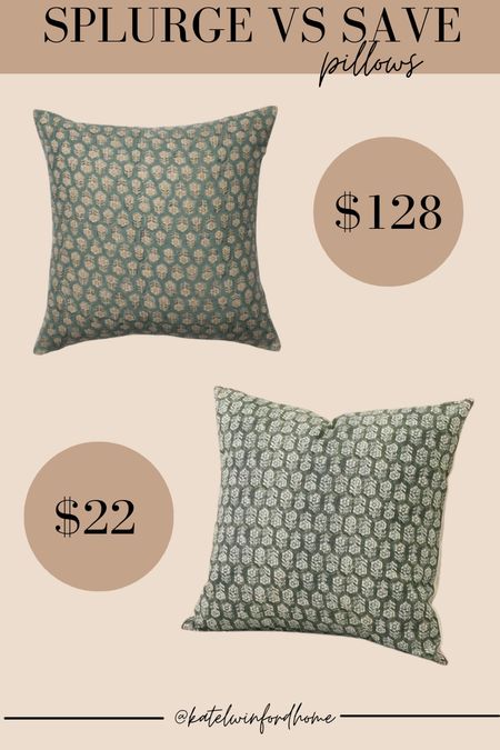 Patterned pillow dupe for the McGee and Co Perla Pillow Cover 

#LTKhome #LTKfindsunder50 #LTKsalealert