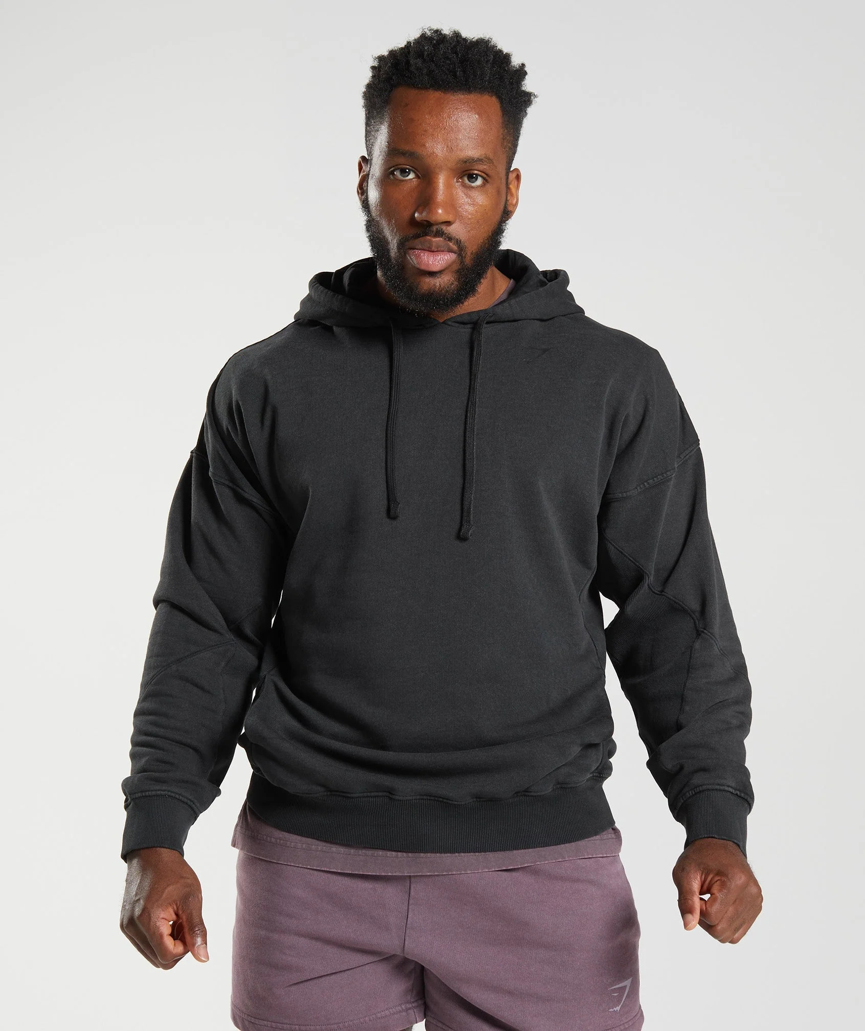 Gymshark Power Washed Hoodie - Black | Gymshark US