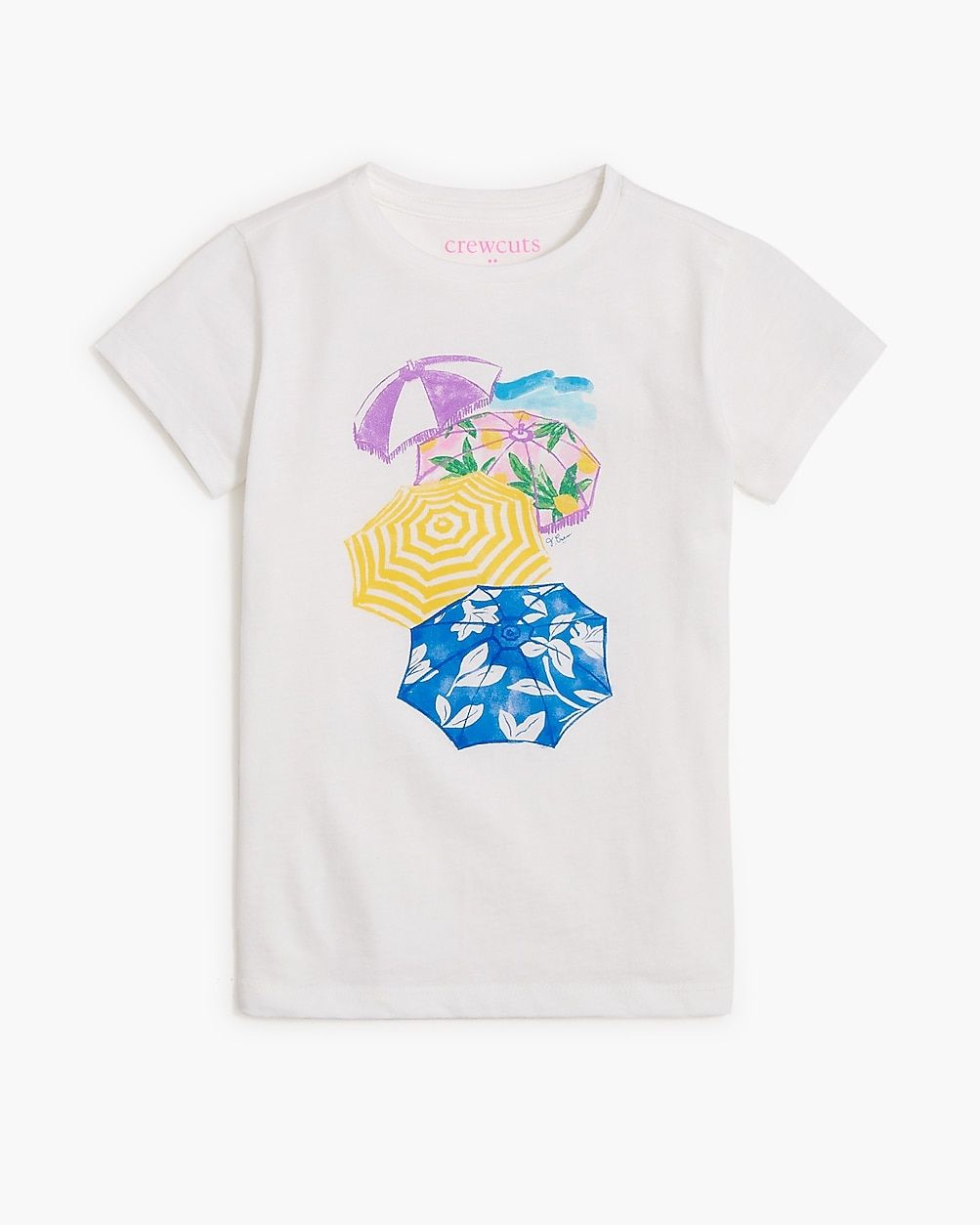 Girls' printed umbrellas graphic tee | J.Crew Factory