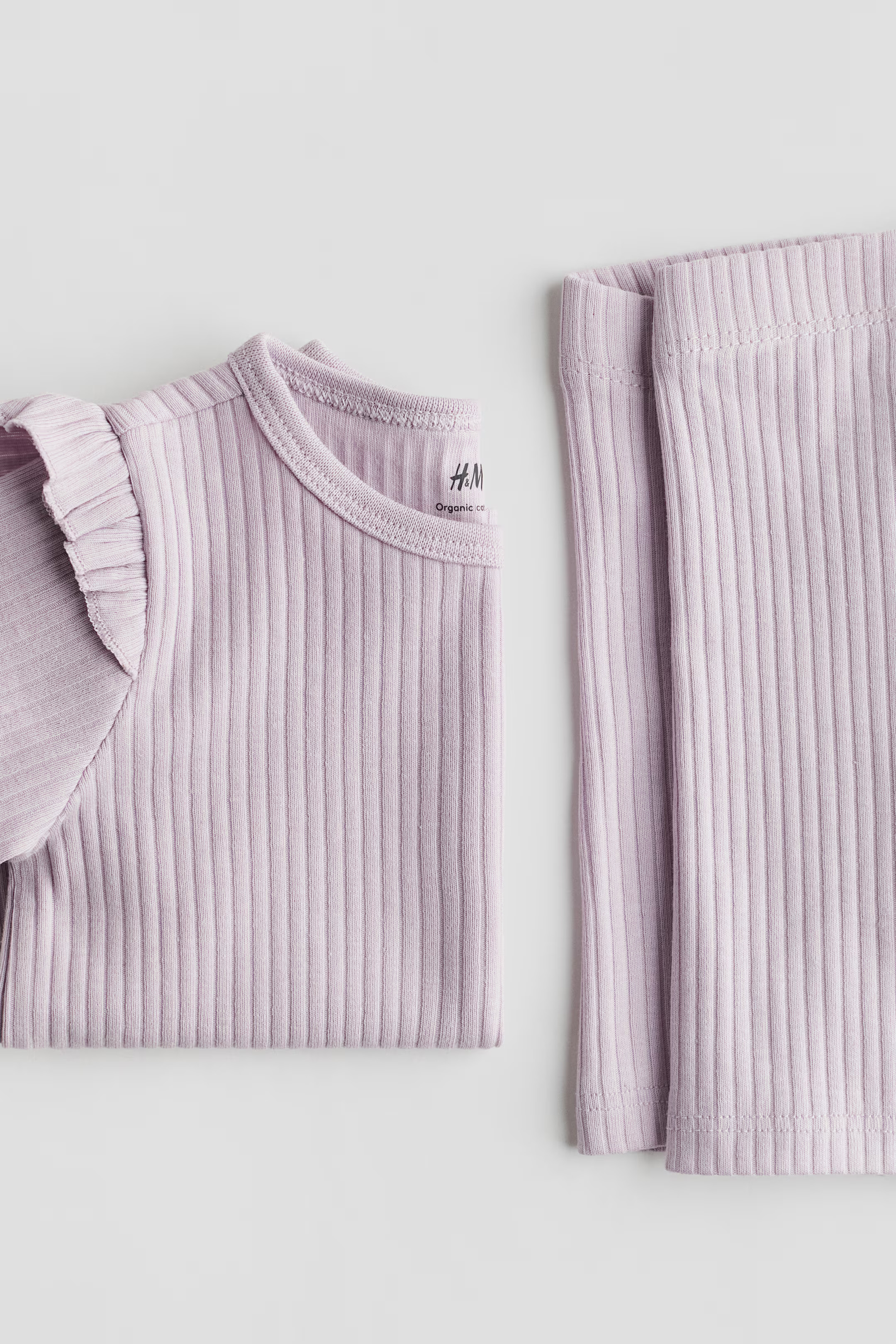 2-piece Ribbed Cotton Set | H&M (US + CA)