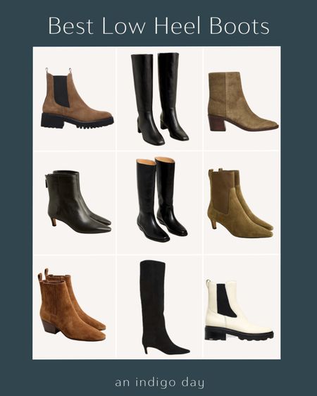 Best low heel boots for fall. Knee high boots. Chelsea boots sock booties  

#LTKfindsunder100 #LTKshoecrush #LTKstyletip