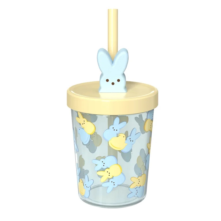 Zak Designs 13oz Peeps Durable Plastic Buddy Sip - Blue Toss Pattern | Walmart (US)