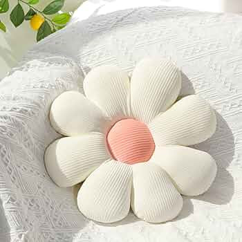 Flower Pillow,Daisy Pillow Flower Shaped Throw Pillow,Cute Pillows Flower Cushion,Flower Floor Pi... | Amazon (US)