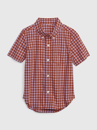 Toddler Poplin Button-Down Shirt | Gap (US)