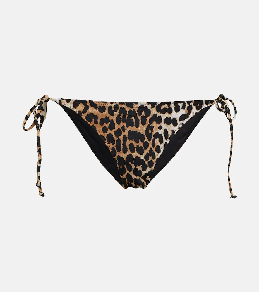 Ganni Leopard-print bikini bottoms | Mytheresa (US/CA)