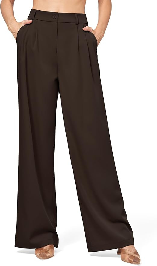 Willit Women's Work Pants Wide Leg Dress Pants High Waisted Casual Slacks Business Office Pants w... | Amazon (US)