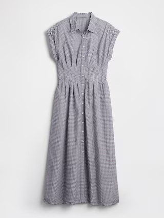 Poplin Midi Shirtdress | Gap (US)