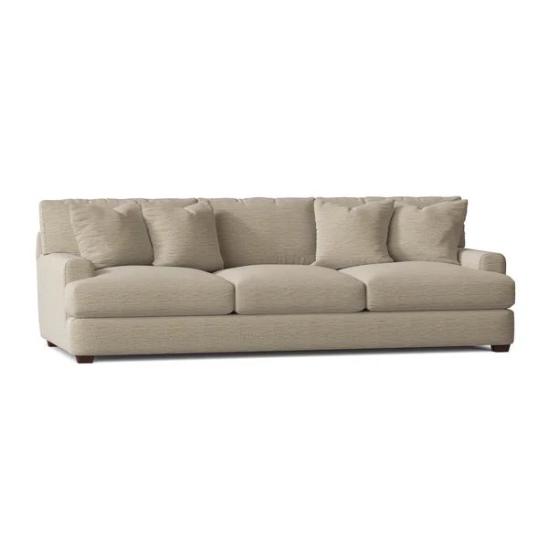 Emilio 90" Recessed Arm Sofa with Reversible Cushions | Wayfair Professional