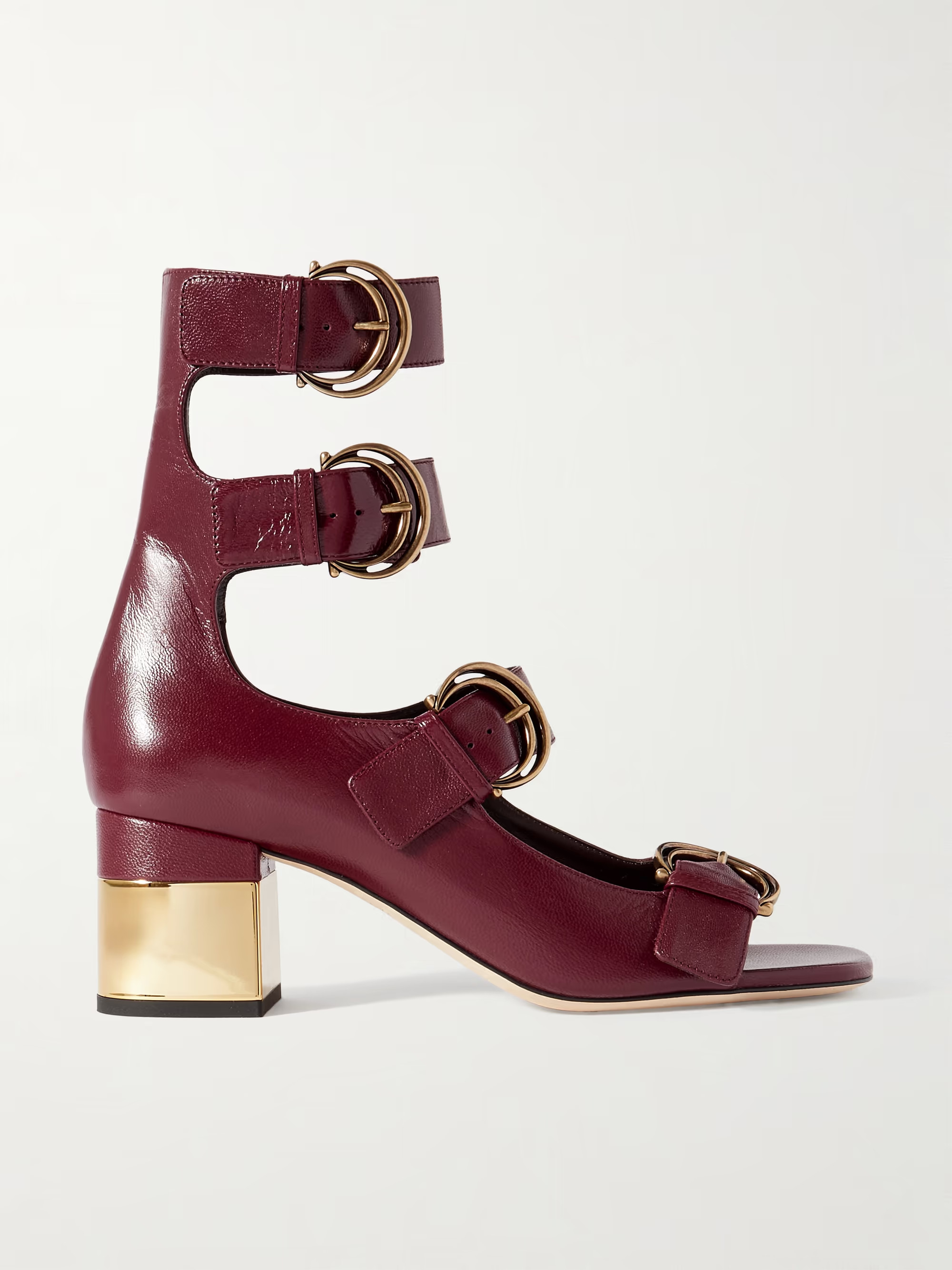 Alizè buckle-embellished leather sandals | NET-A-PORTER (US)
