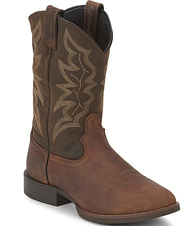 Justin Boots Men's Buster III 11 Western Boots - 8 | Dillard's