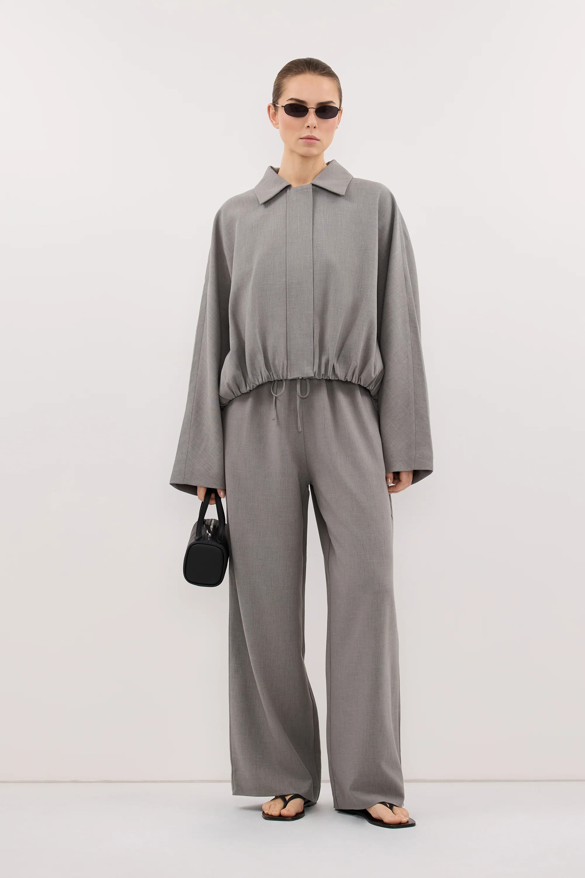KENDALL STEEL GREY BOMBER JACKET | DISSH
