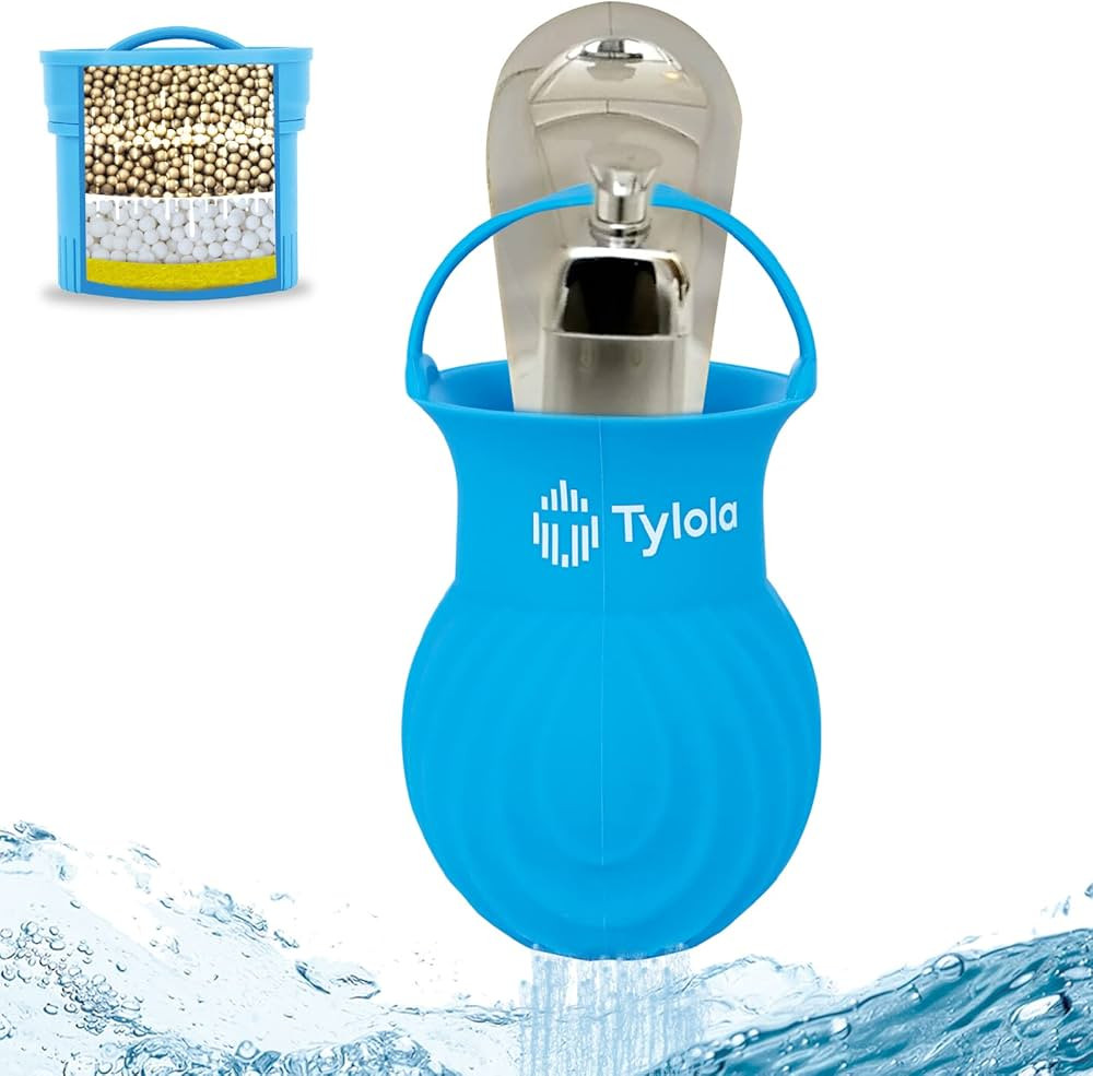 Tylola Showers-KDF55 Bathtub Ball Filter For Tub Faucet.Remove Chlorine&Heavy Metals.Silicone She... | Amazon (US)