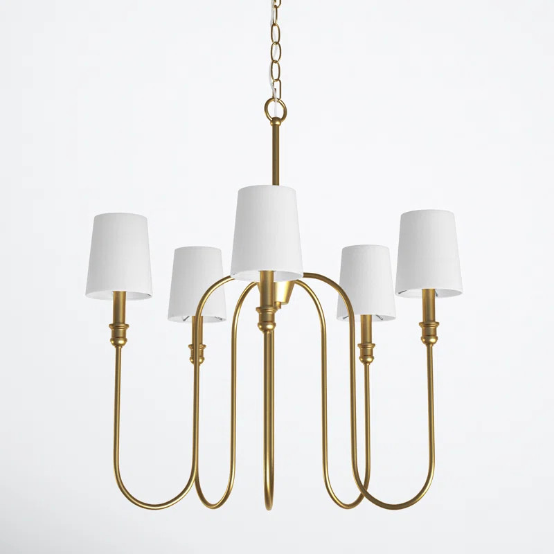 Sanibel 5 - Light Shaded Classic / Traditional Chandelier | Wayfair North America