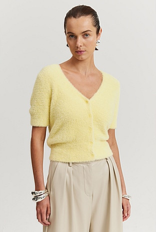 Fluffy V-Neck Knit | Country Road