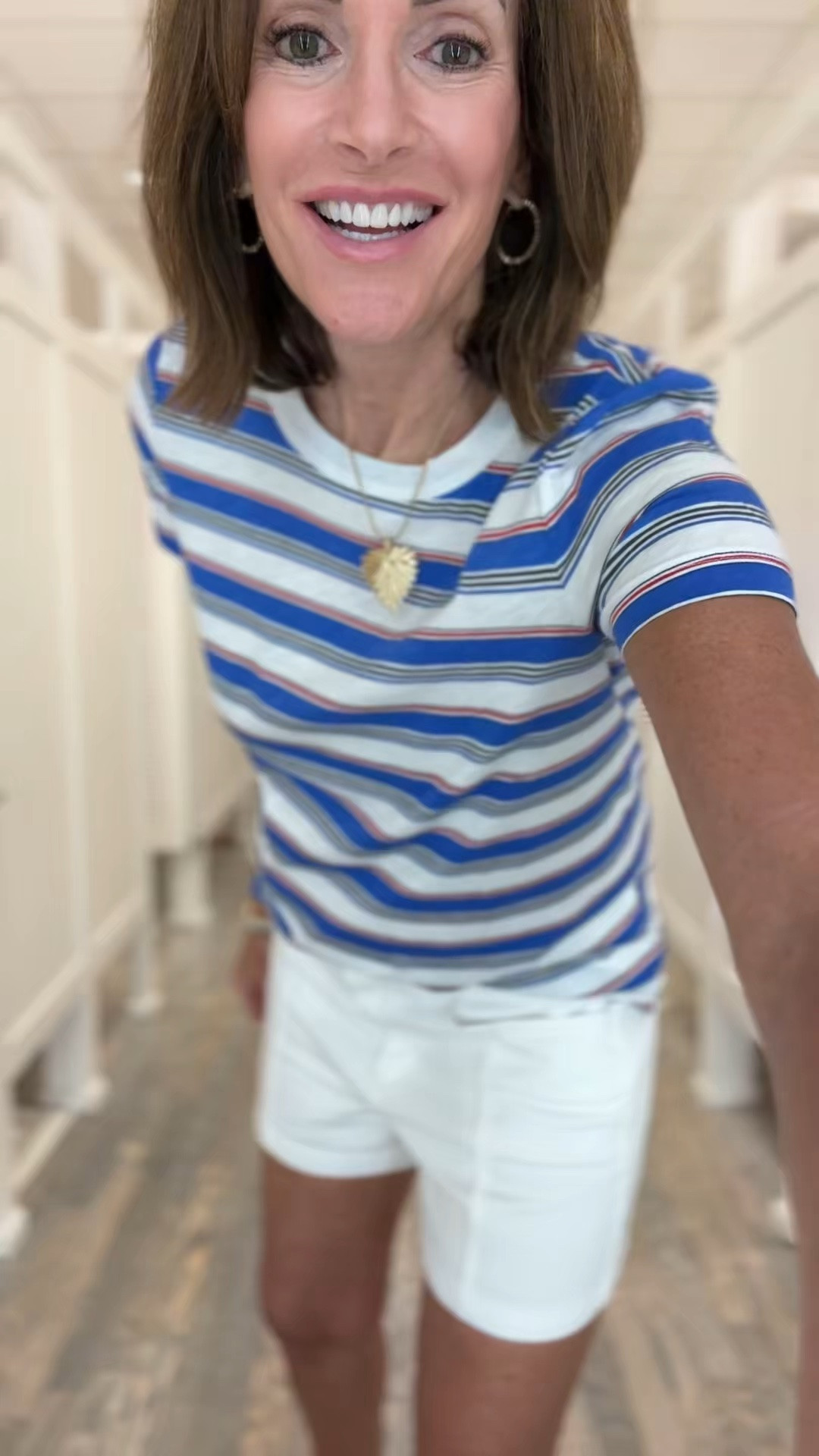 Striped tee -medium but bought the large 

Seamed denim shorts : size 28

4th of July
Summer outfit 
Vacation

#LTKMidsize #LTKTall #LTKTravel