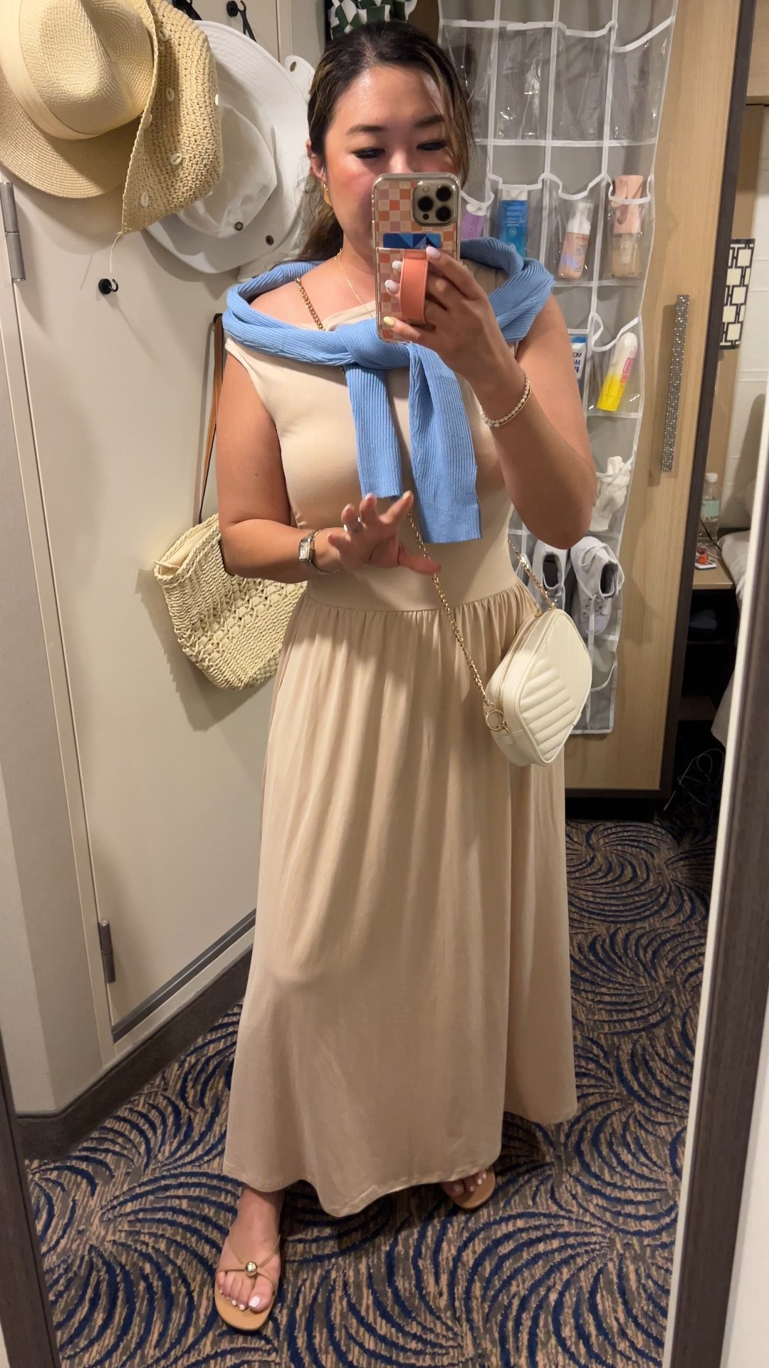 Cruise dinner outfit
Dress: Small
Cutest chic sandals