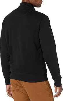 Amazon Essentials Men's Full-Zip Fleece Mock Neck Sweatshirt | Amazon (US)