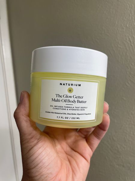 Anything Naturium makes for their Glow Getter line, you better believe it will be in my possession😂🙌🏽

I’m OBSESSED with the Glow Getter body wash and decided to try out the body butter and I wasn’t disappointed.

The smell is so natural smelling, you don’t feel greasy after, & you feel more than moisturized!  I wish they had a bigger size cause I cleared this baby out😂😂

It was $19.99 for 7.7 ounces and will be purchasing again tomorrow!😍

#CleanBeauty #Naturium #GlowGetterBodyButter #BodyButter #LoveTheSkinYourIn

#LTKbeauty #LTKstyletip #LTKfindsunder50