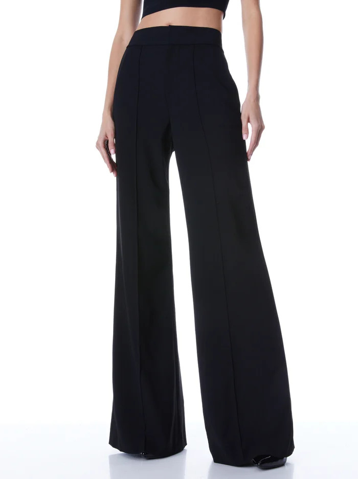 DYLAN HIGH WAISTED WIDE LEG PANT | Alice + Olivia