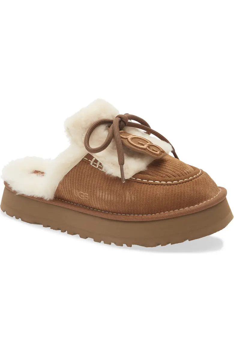 UGG(r) Disquette Heritage Slipper in Burnt Cedar at Nordstrom, Size 7 | Nordstrom