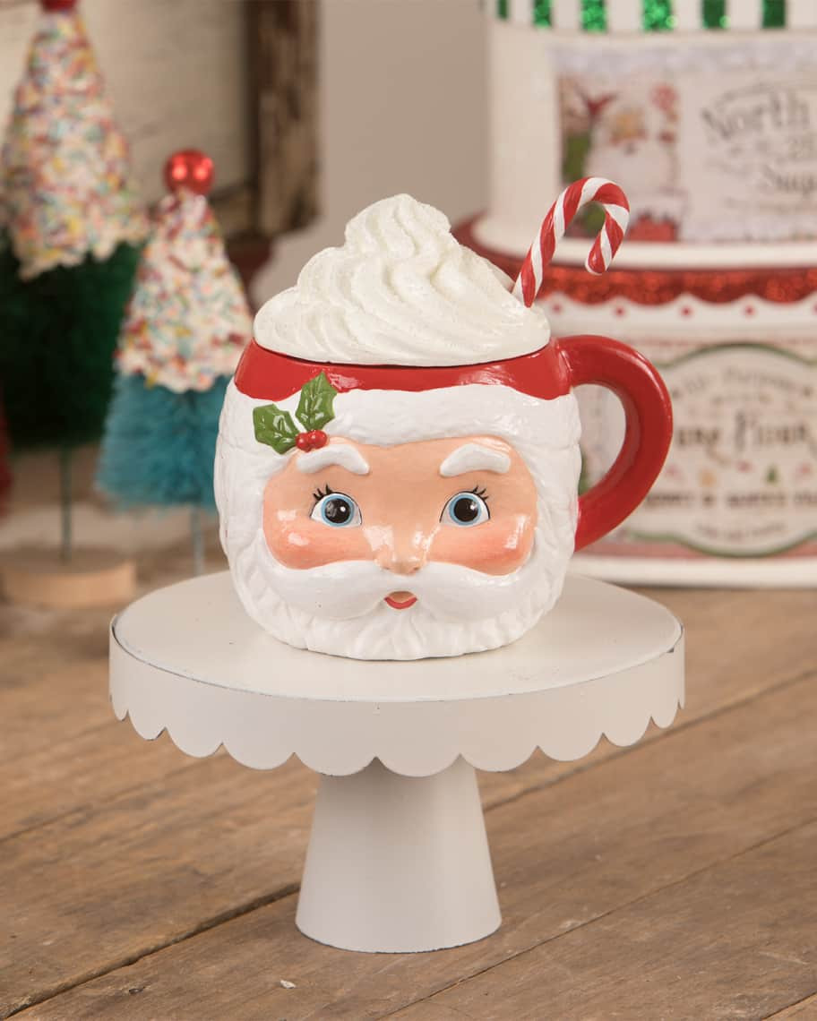 Bethany Lowe Sweet Tidings Retro Santa Christmas Mug | Neiman Marcus