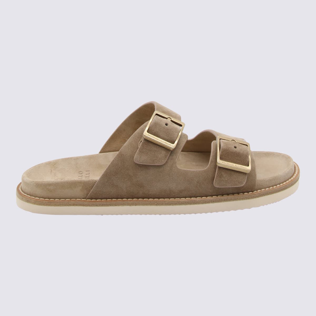 Brunello Cucinelli Brown Suede Sandals | Italist.com US