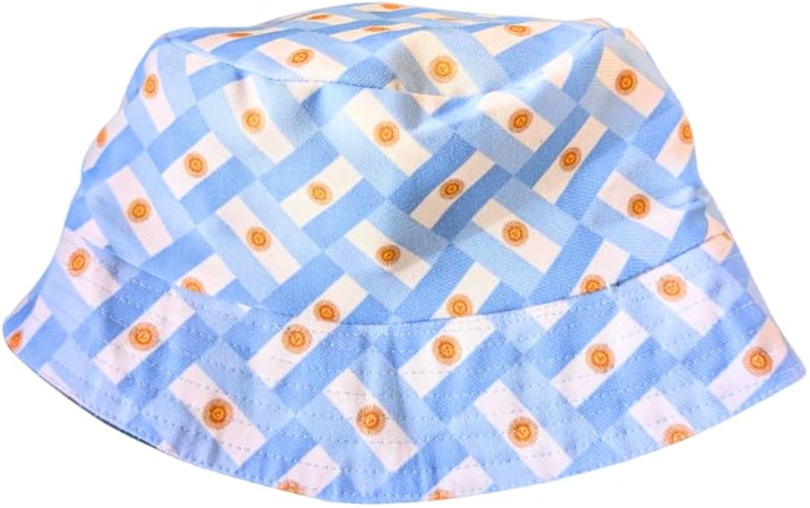 Support Argentina Flag Reversible Bucket Hat | Argentine National Flag Print Sun Hat with Plain B... | Amazon (CA)