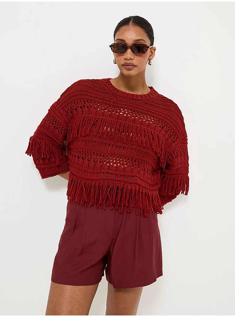 Fringe Crochet Top | George