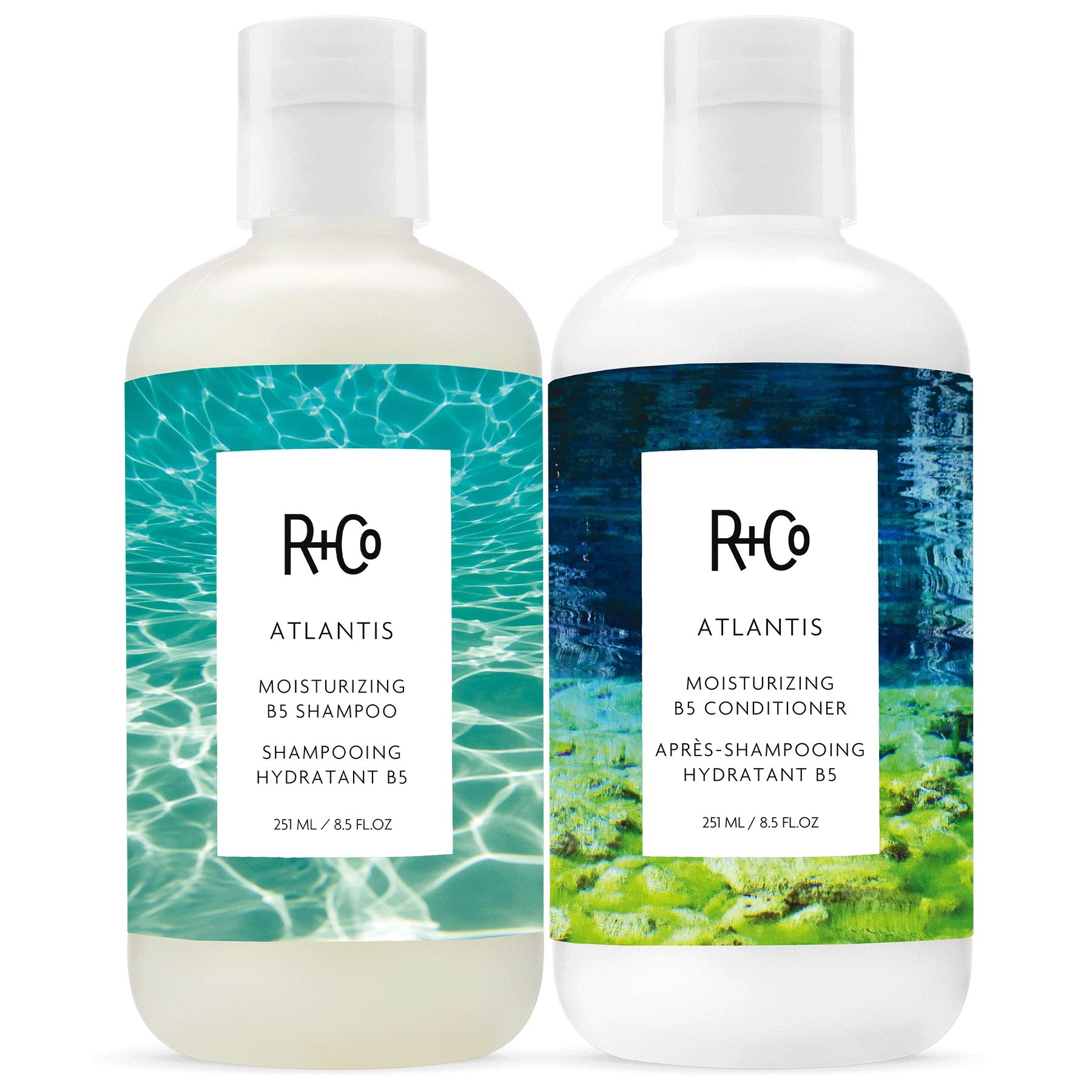 R+Co© ATLANTIS Moisturizing B5 Shampoo + Conditioner Set | R+Co