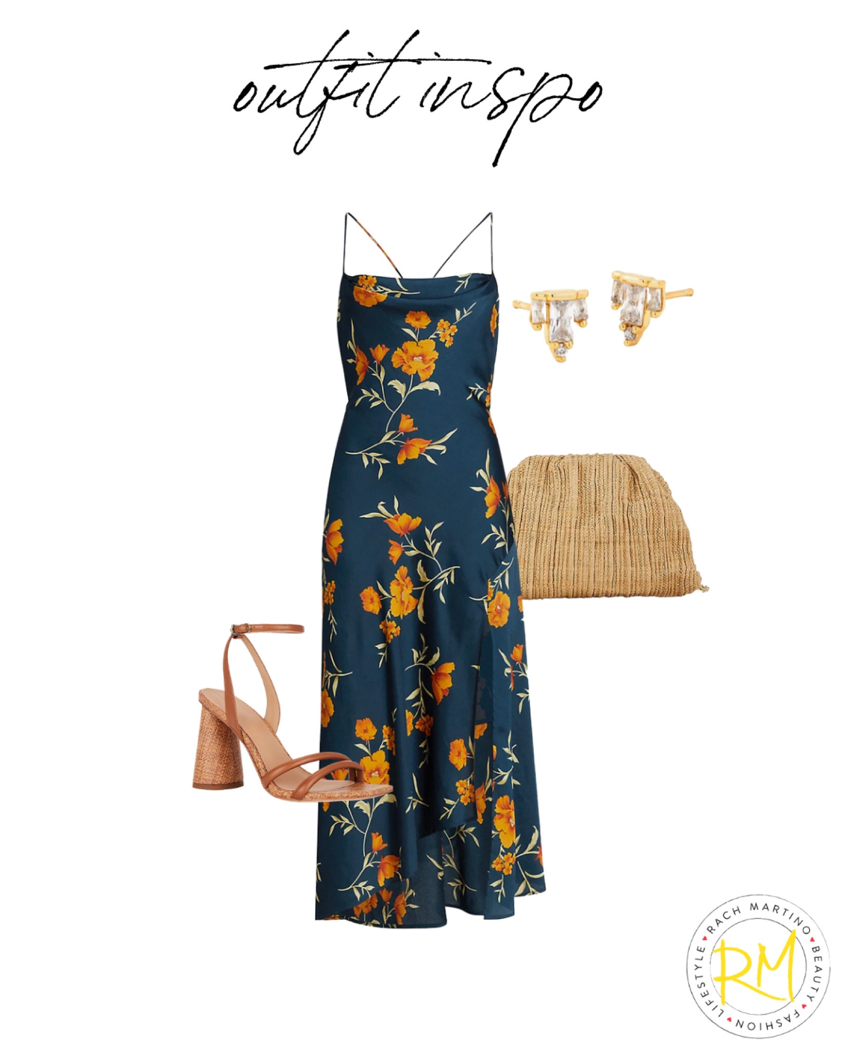 Summer midi dress floral dress wedding guest dress idea 

#LTKstyletip #LTKshoecrush #LTKsalealert