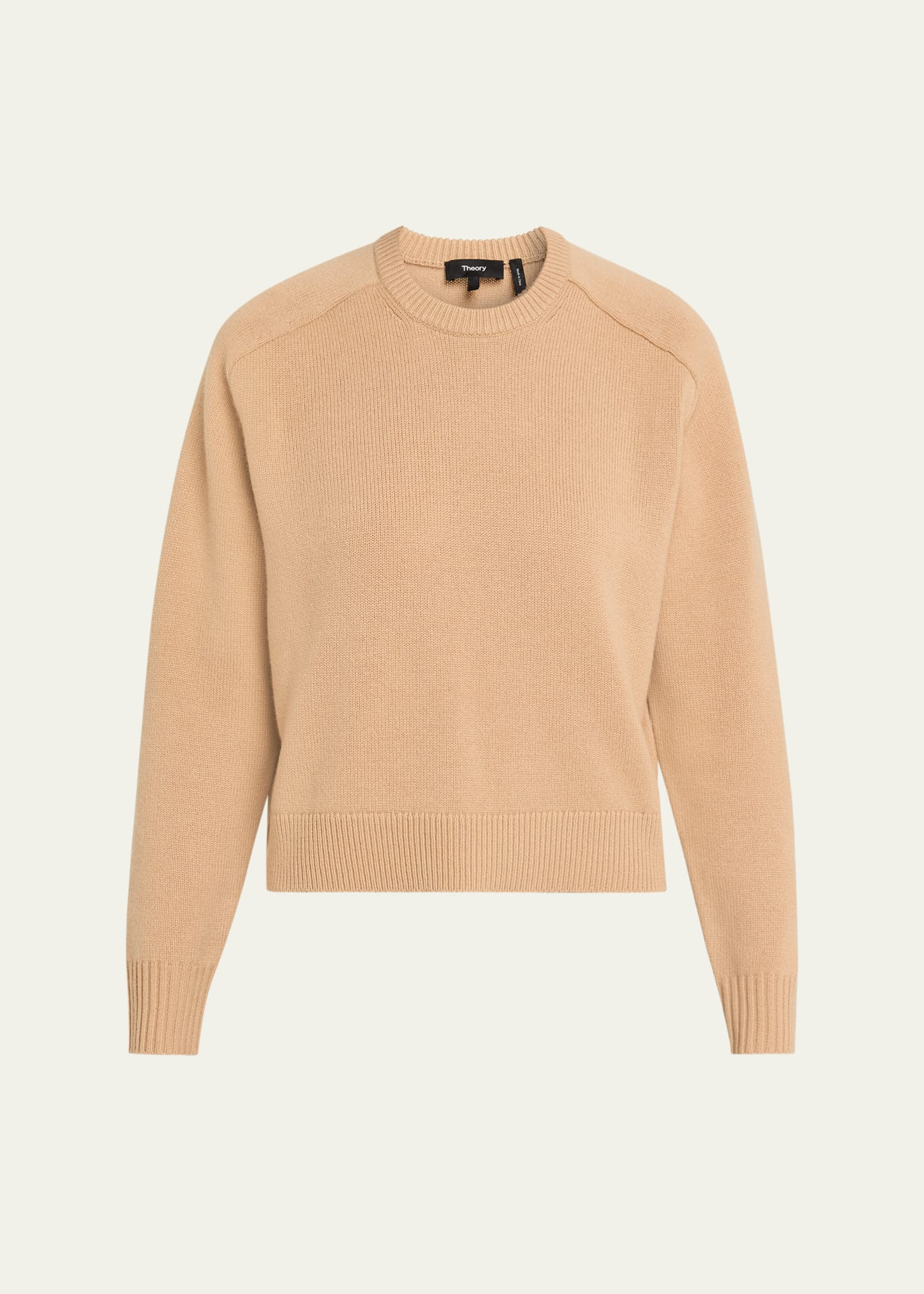 Theory Cashmere Cropped Crewneck Sweater | Bergdorf Goodman