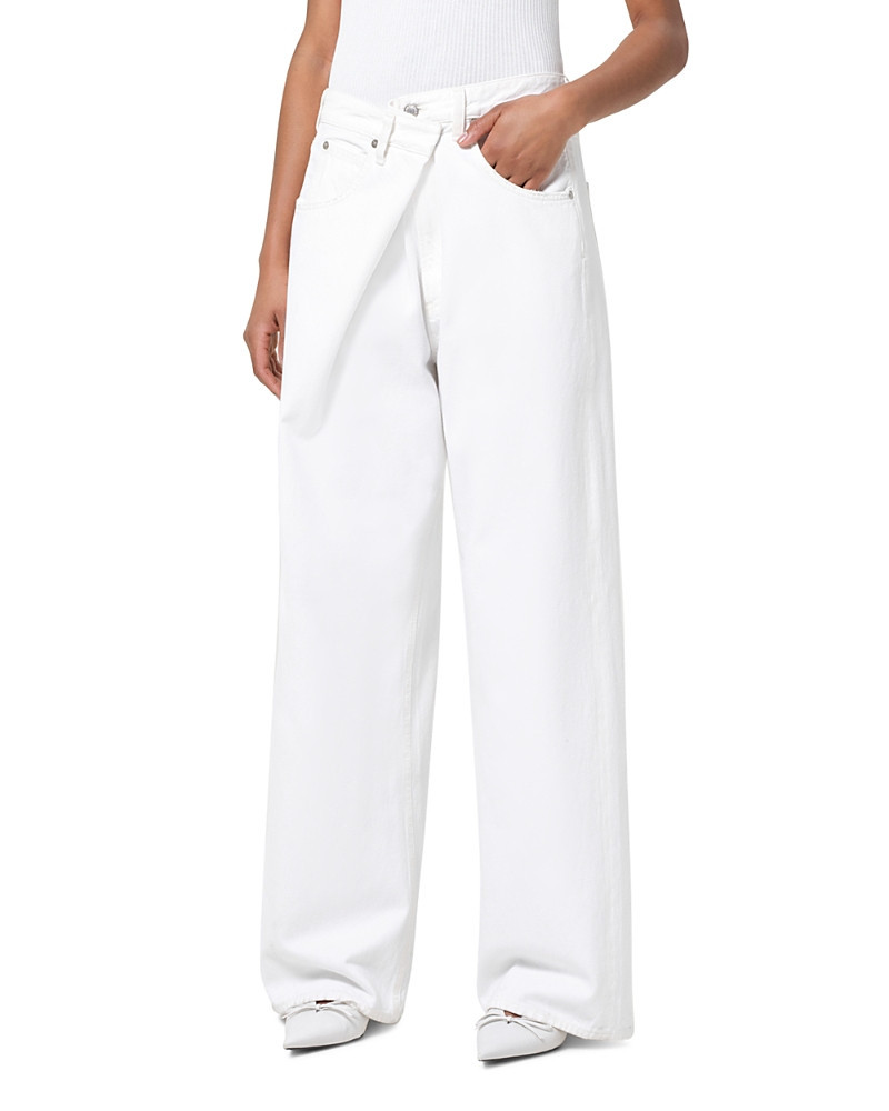 Agolde The Vana Fold Jeans in Milkshake | Bloomingdale's (US)