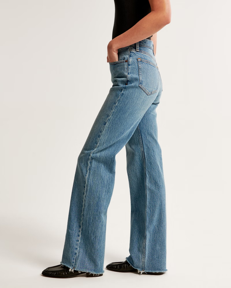 High Rise 90s Relaxed Jean | Abercrombie & Fitch (US)