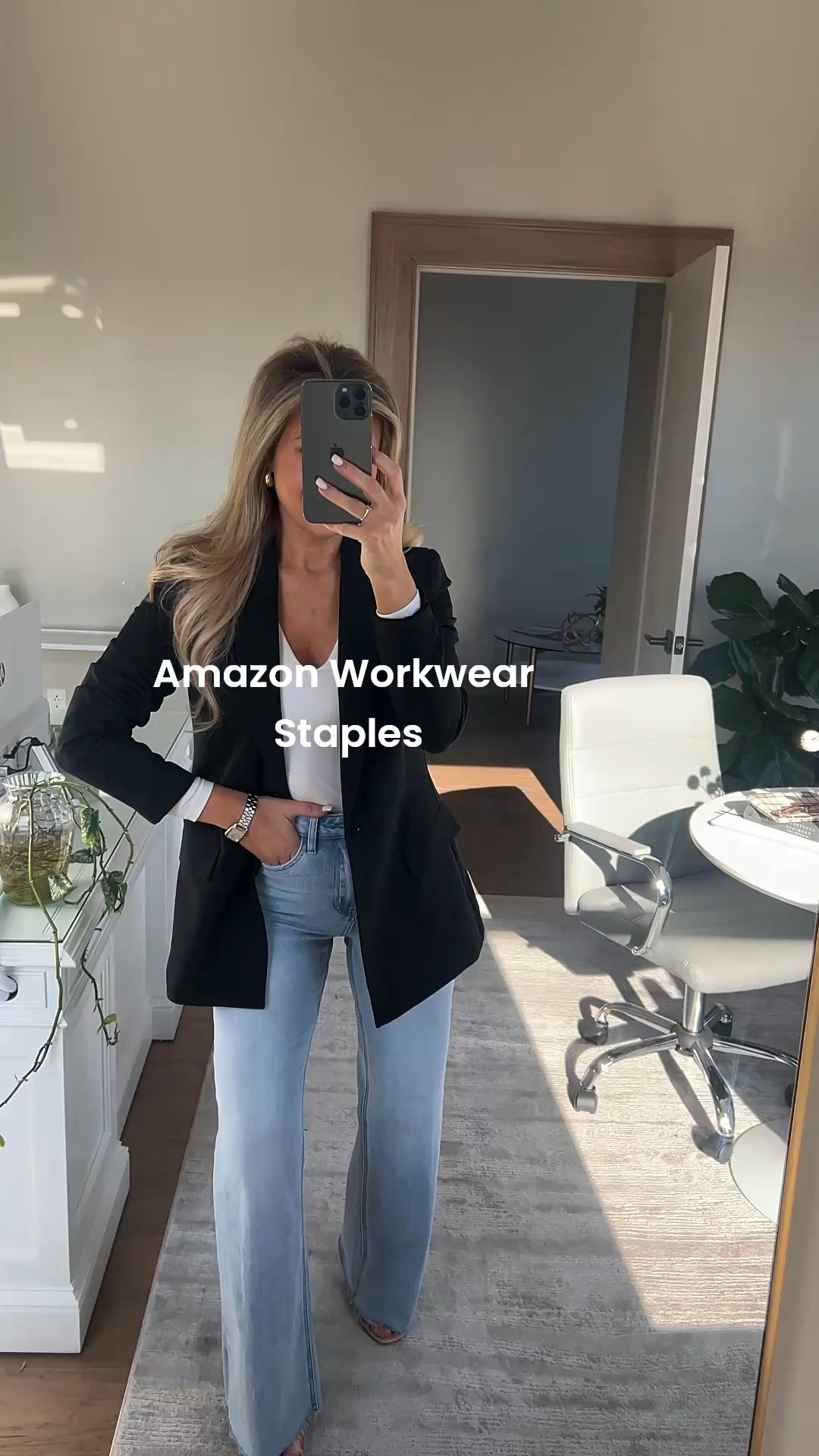 Amazon business casual staples I swear by and wear weekly! 

Wearing XXS in blazer, XS in trousers, 26 in green pants! 

Workwear, capsule wardrobe, Amazon work outfits, office outfits

#LTKootd
