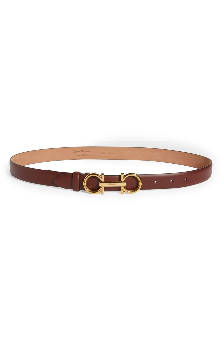 Gancini Leather Belt | Nordstrom