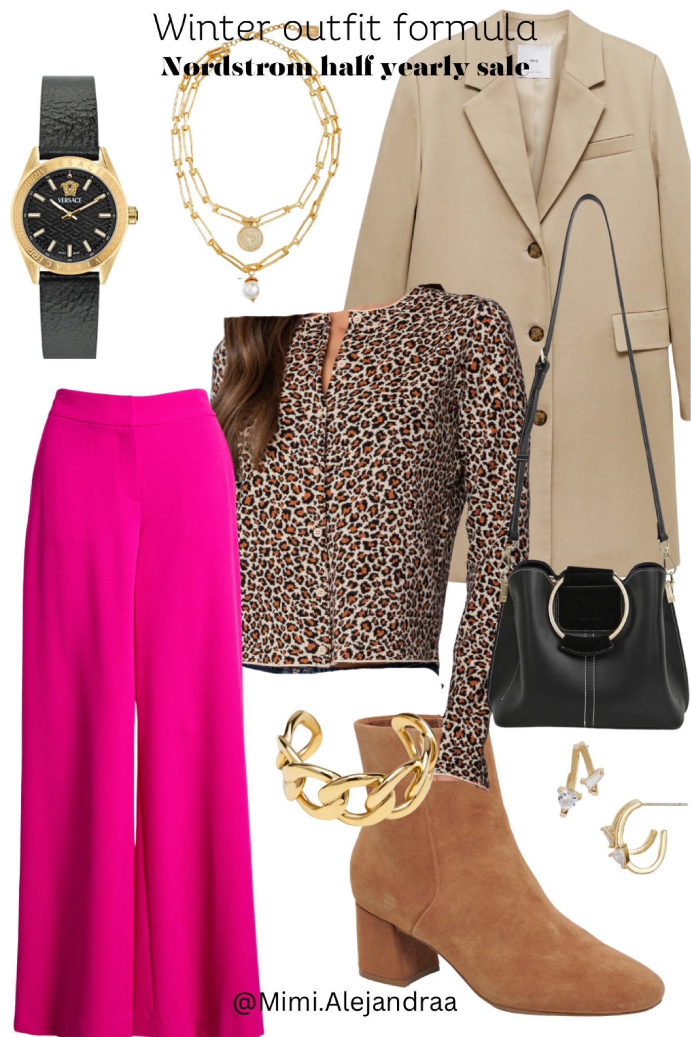 Holiday Outfit Nordstrom’s Half Yearly Sale picks!

Neutral coat + neutral Cardigan + colorful pants + neutral ankle boot = ready to party 🥳 

Add gold accessories and a black medium sized Crossbody bag. All items are on sale right now today on nordstrom.com. 

Alternatives linked.

#LTKParties #LTKMidsize #LTKSaleAlert